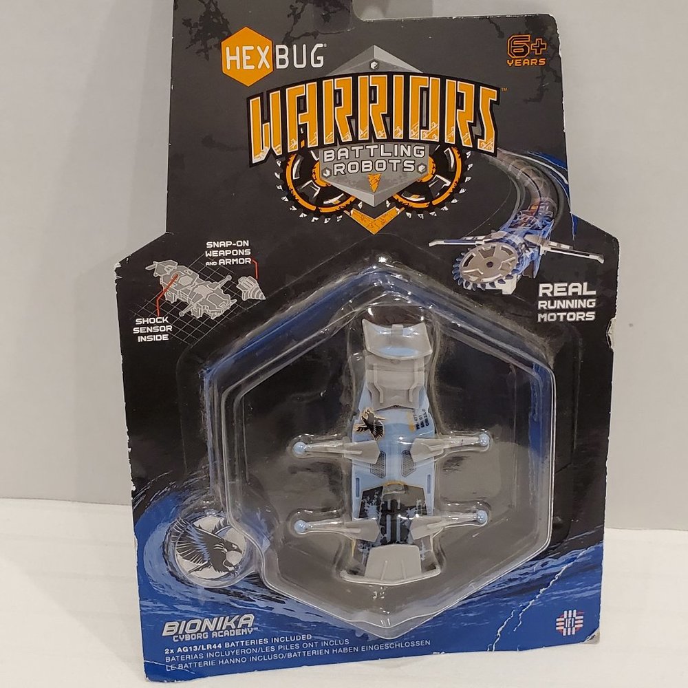 Hexbug Warriors Battling Robots-Cyborg academy-Bionika S1-2A-Motorized-New